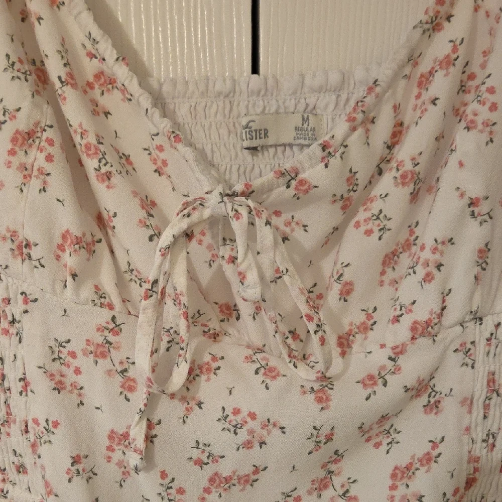 Hollister White and Pink Floral Maxi Dress - Picture 5 of 7